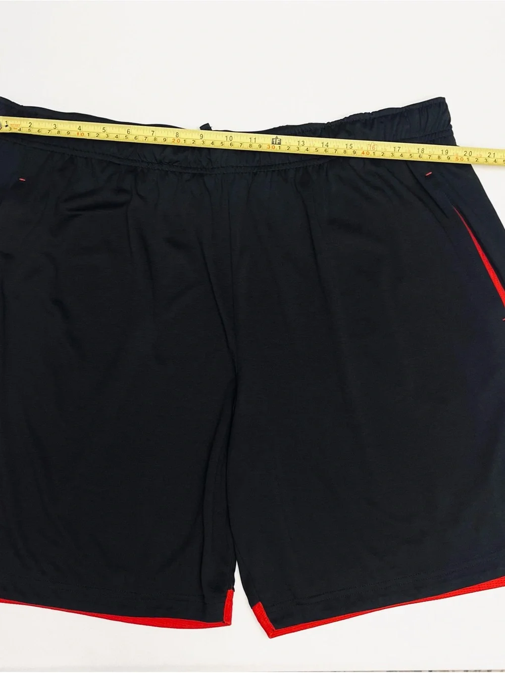 Russell Athletic Men's Dri-Power Basketball Shorts Black Red Size XL